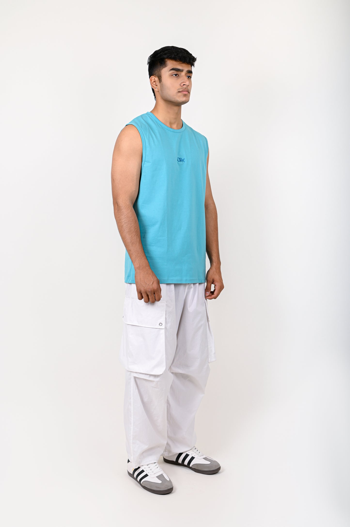 Aqua Blue Basic TANK TOP