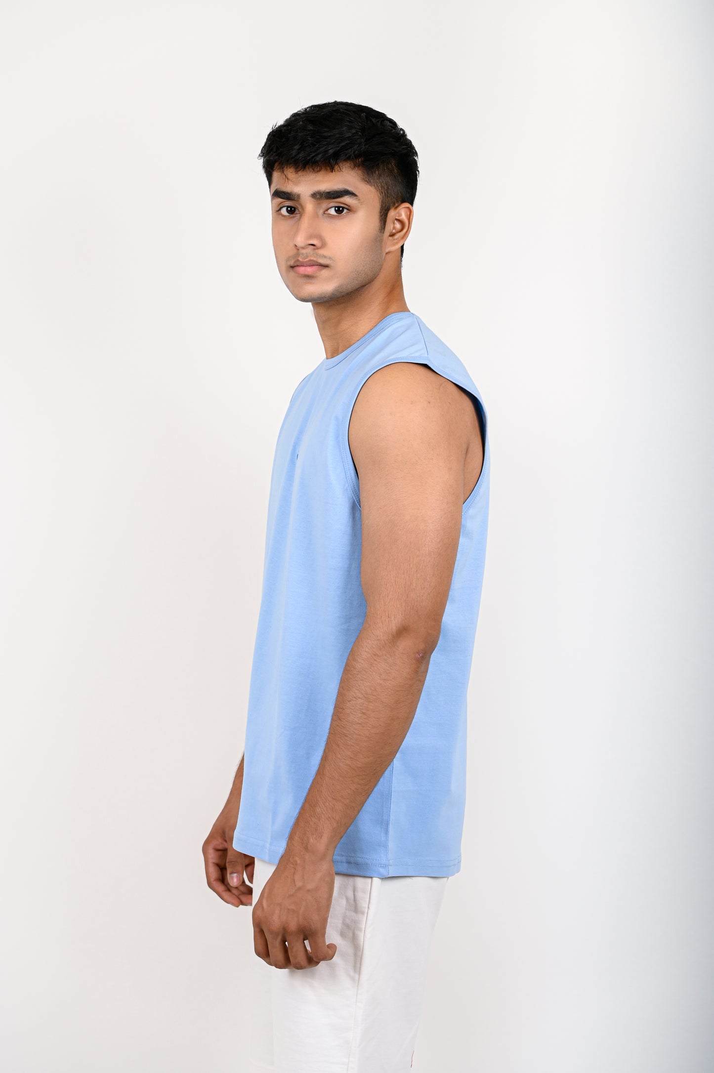 Sky Blue Basic TANK TOP