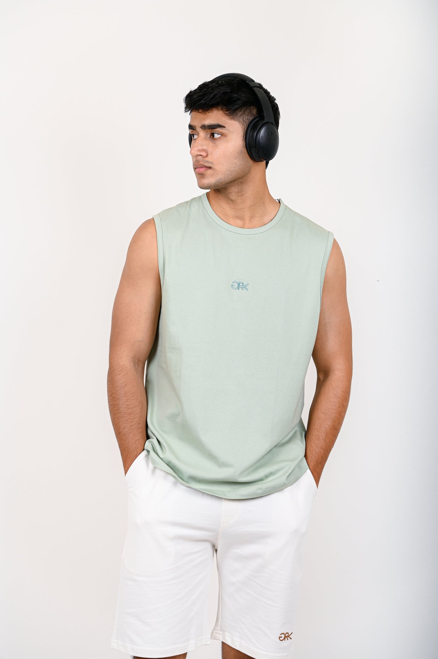 Sage Green Basic TANK TOP