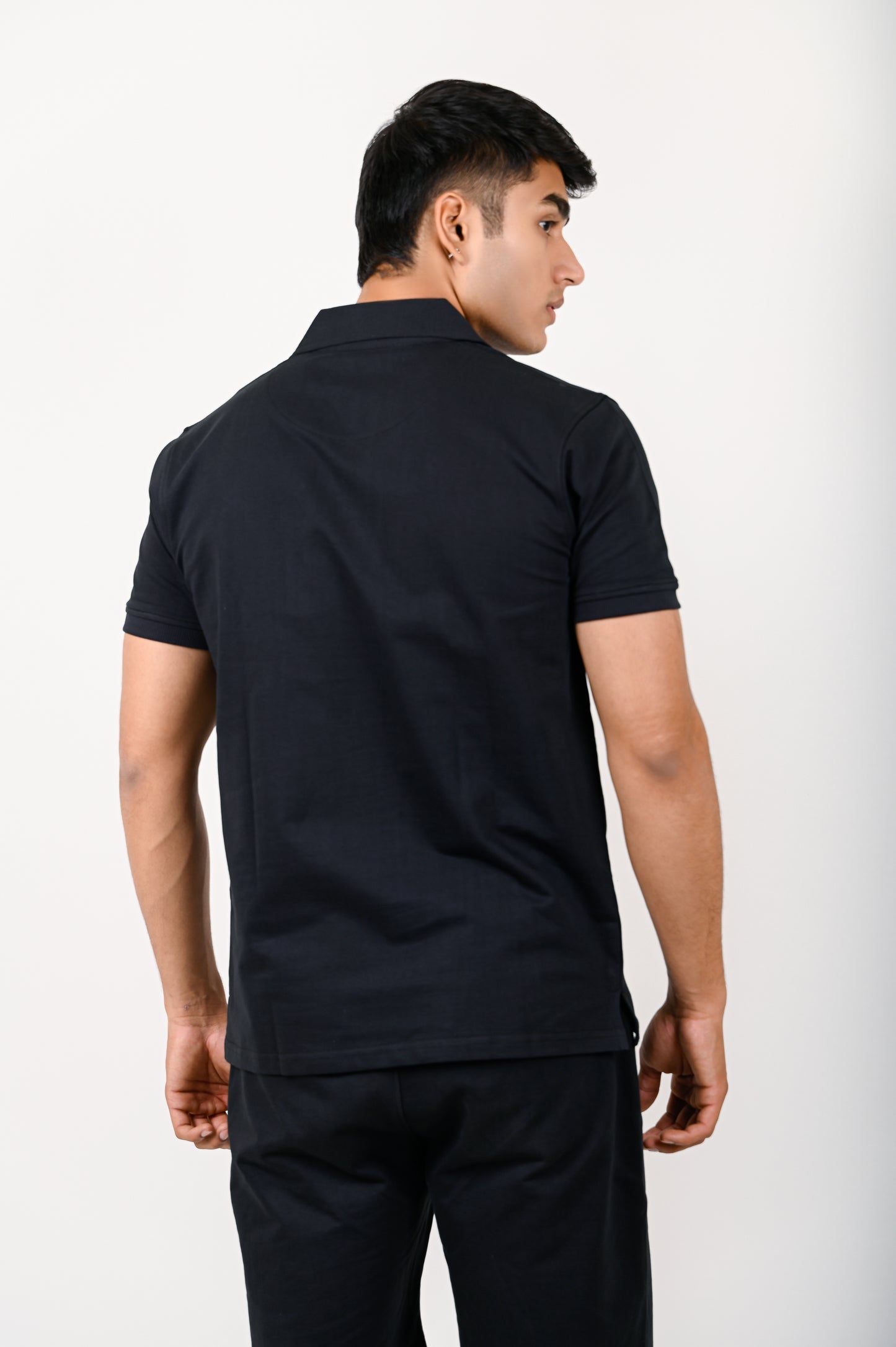 Black Polo Co-ord Set