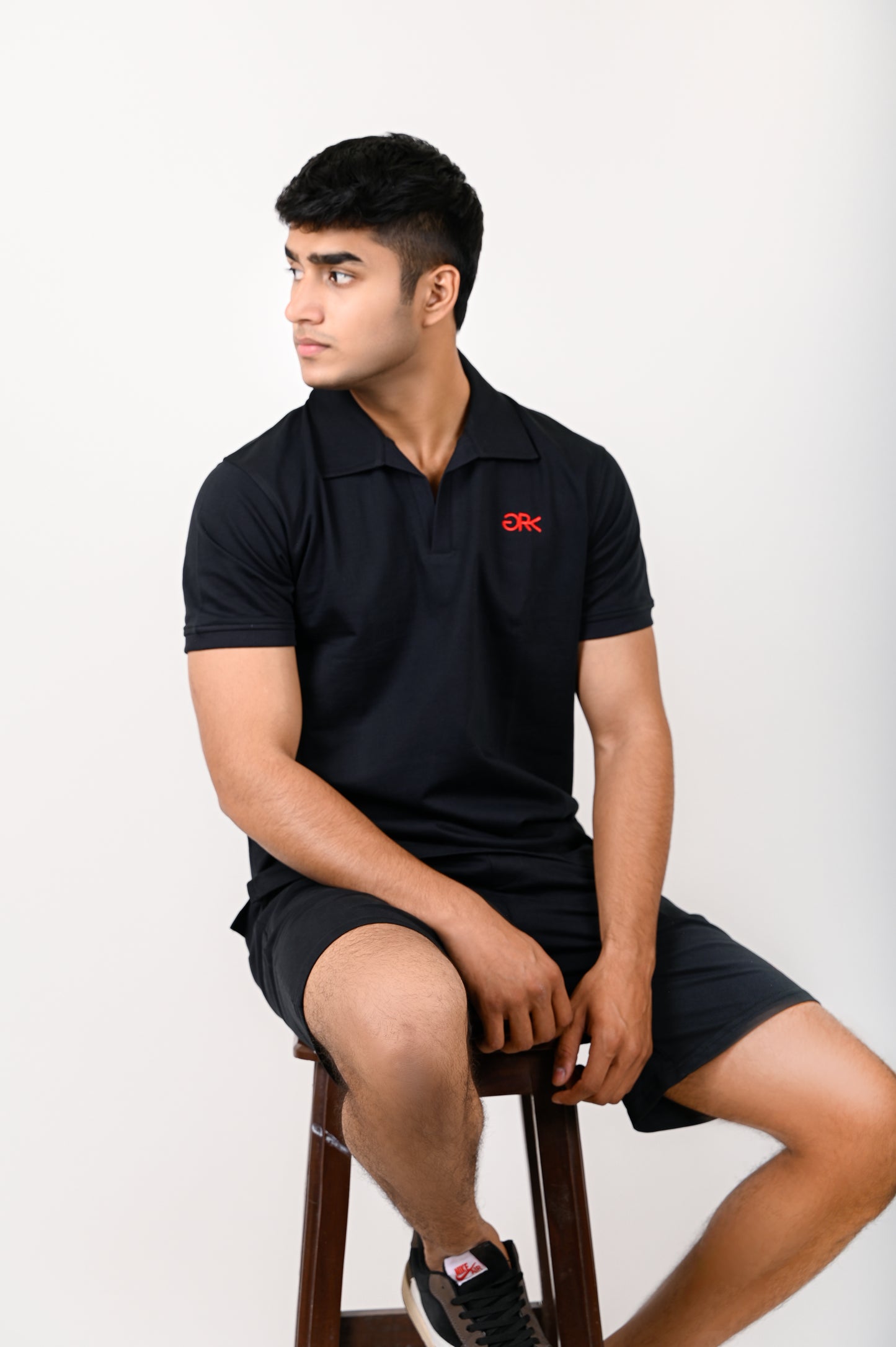 Black Polo Co-ord Set