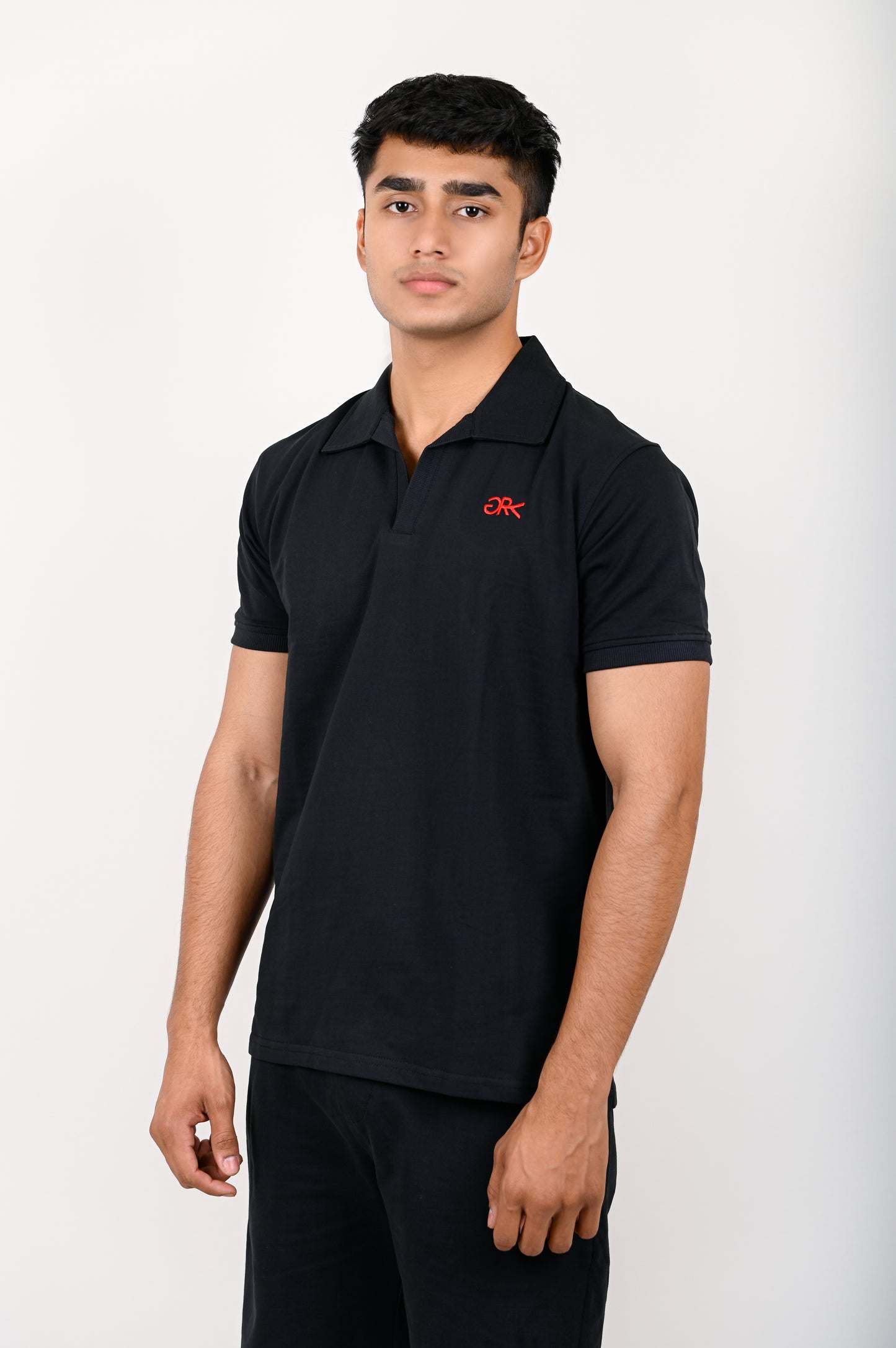 Black Polo Co-ord Set