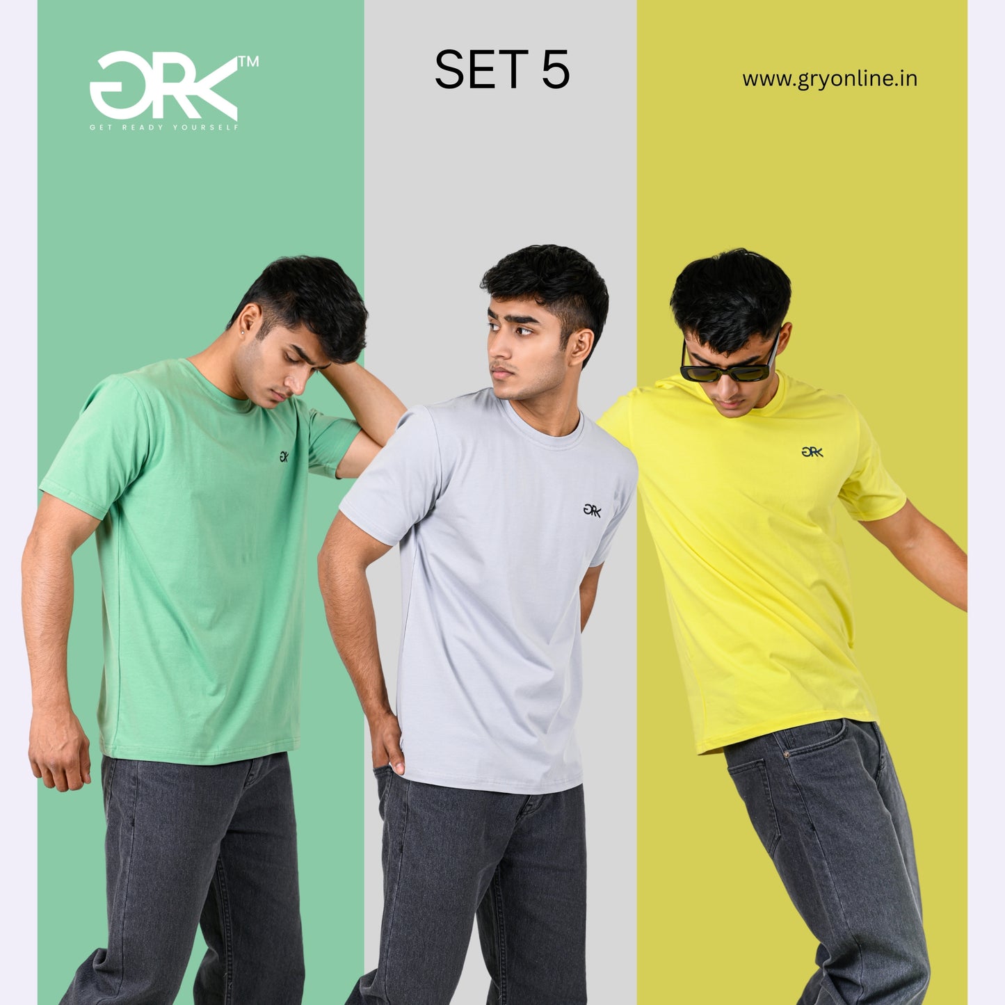 GRY PACK OF 3