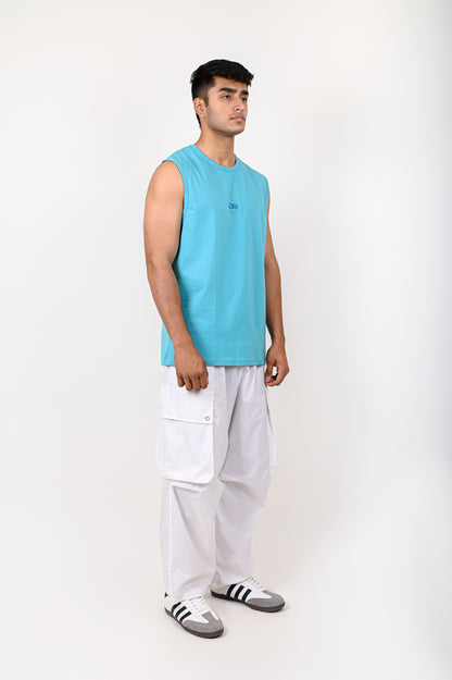 Aqua Blue Basic TANK TOP