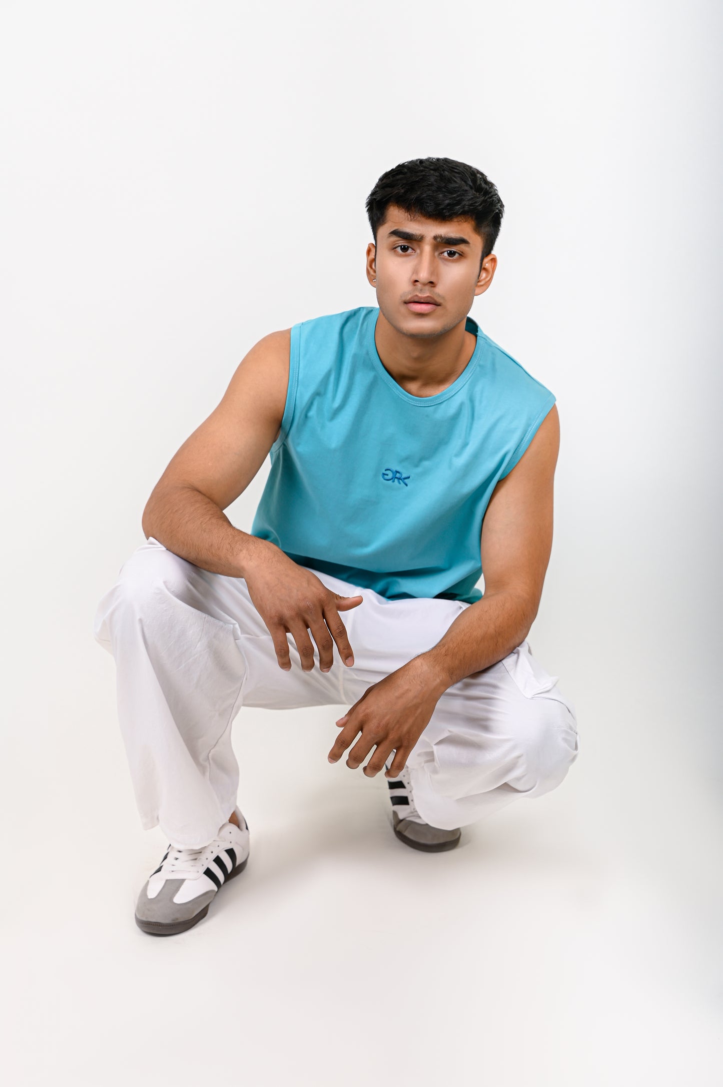 Aqua Blue Basic TANK TOP