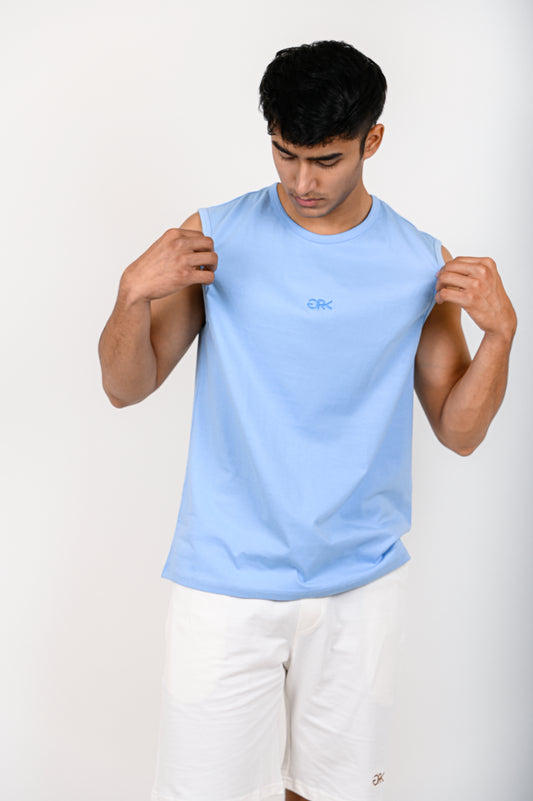 Sky Blue Basic TANK TOP