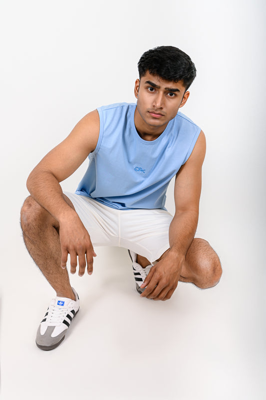 Sky Blue Basic TANK TOP