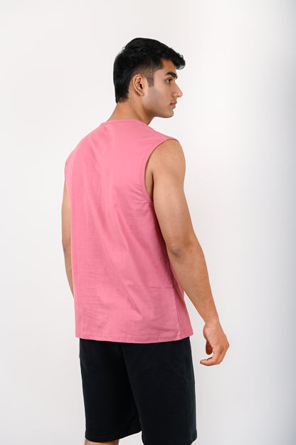 Rose Pink Basic TANK TOP