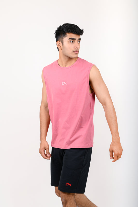 Rose Pink Basic TANK TOP